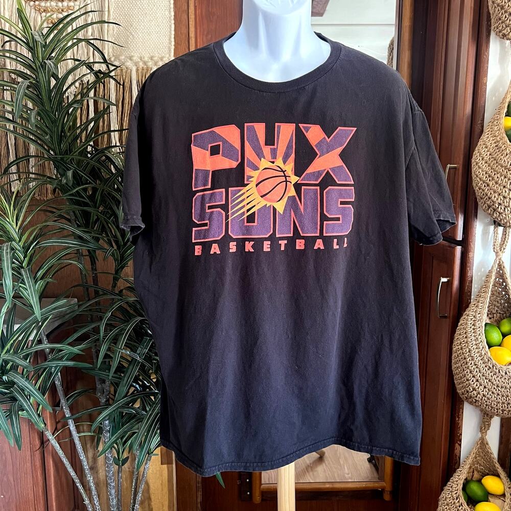 Phoenix Suns NBA Fanatics Tee XL Black Graphic Shirt Retro Basketball Streetwear
